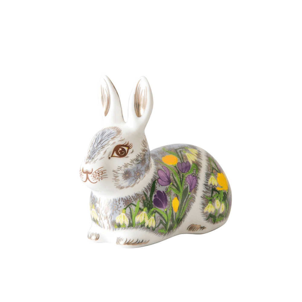 Royal Crown Derby Springtime Bunny – alternate official product image