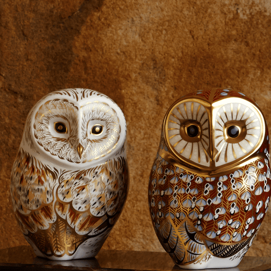 Royal Crown Derby Winter Owl – alternate official product image