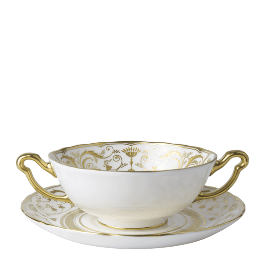 Royal Crown Derby Regency White Cream Soup Cup (340ml) – alternate official product image