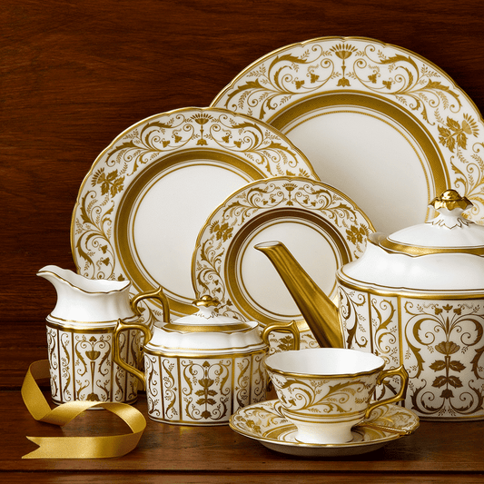 Royal Crown Derby Regency White Cream Jug (280ml) – alternate official product image