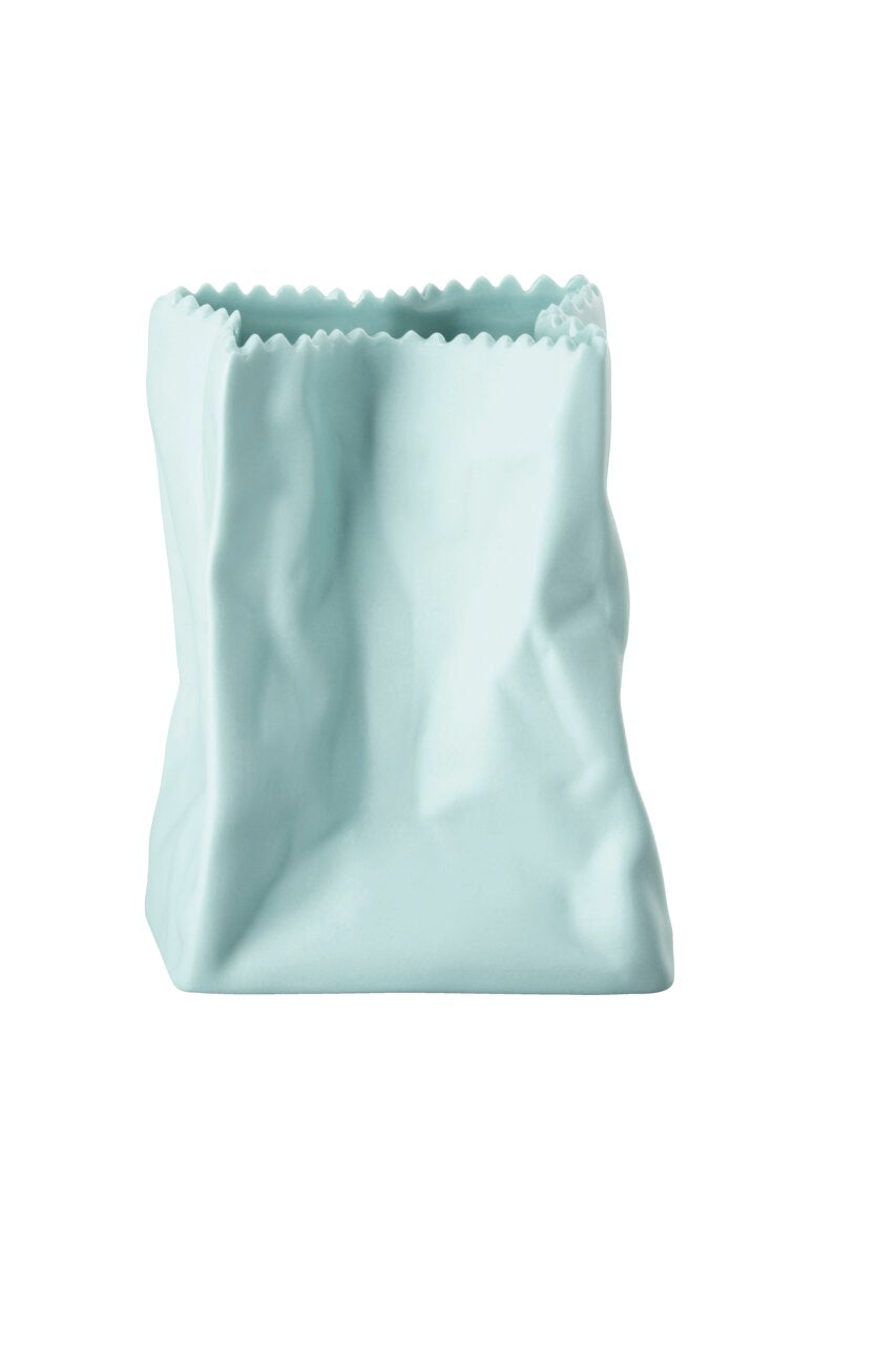 Rosenthal Bag Vase – (Green Coloured Mini Vases) (h 8.9 Cm / 3.5 In × Ø 8.1 3.2 In)
