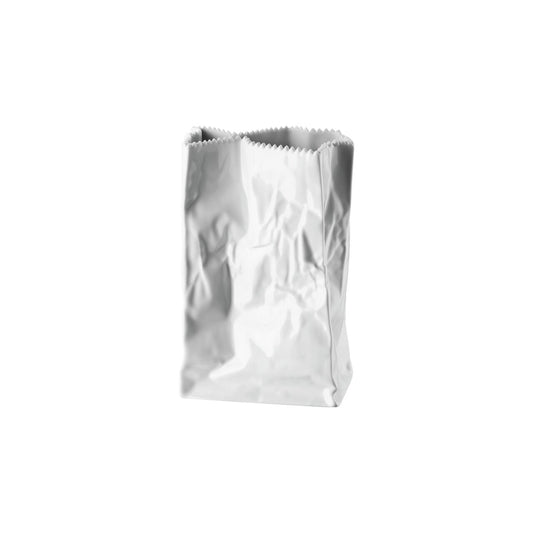 Rosenthal Bag Vase – (White Miniature Vases) (h 8.9 Cm / 3.5 In × Ø 8.1 3.2 In)