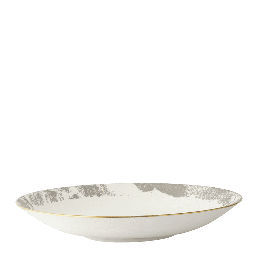 Royal Crown Derby Crushed Velvet Grey Coupe Bowl (30cm) – alternate official product image