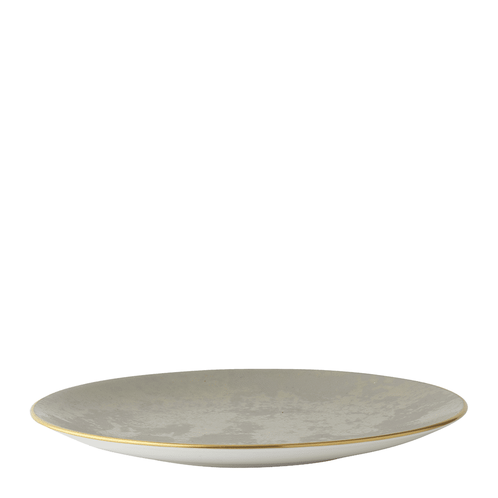 Royal Crown Derby Crushed Velvet Grey Salad Plate (21cm) – alternate official product image