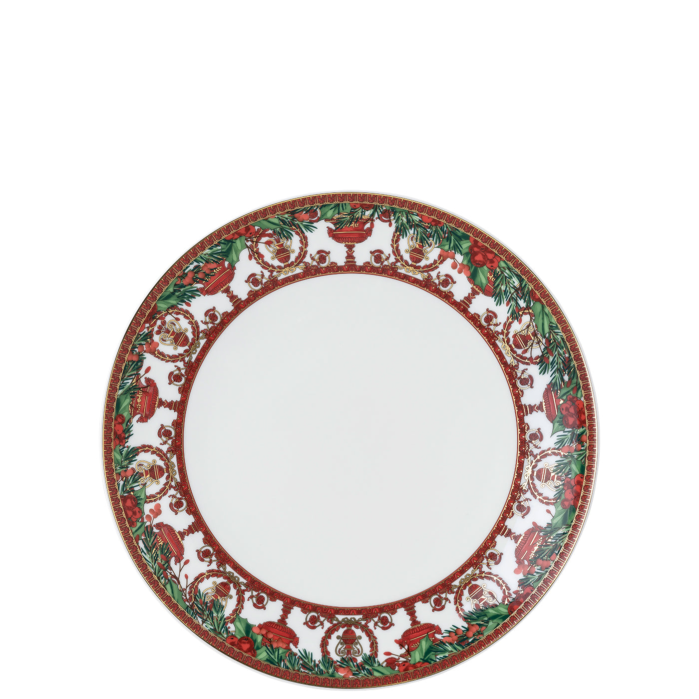 Versace I Love Baroque Holiday Dinner Plate – 28 cm