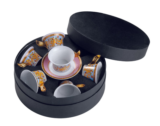 Versace Ikarus Le Jardin de Versace Gift Boxed Set of 6 Teacup & Saucer