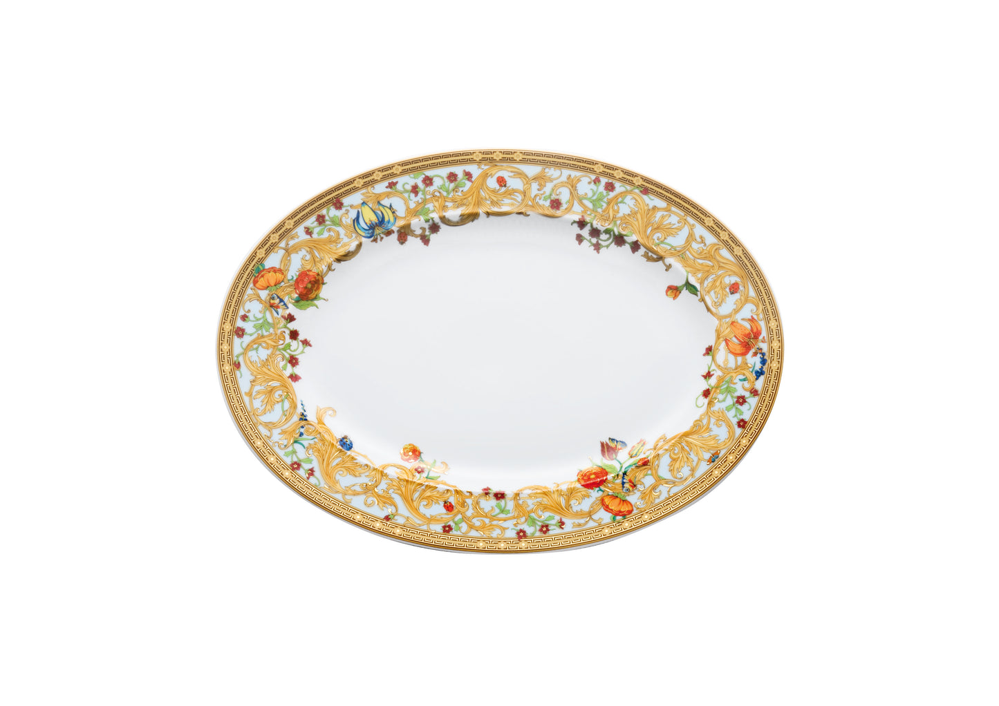 Versace Ikarus Le Jardin de Versace Oval Platter – 34 cm