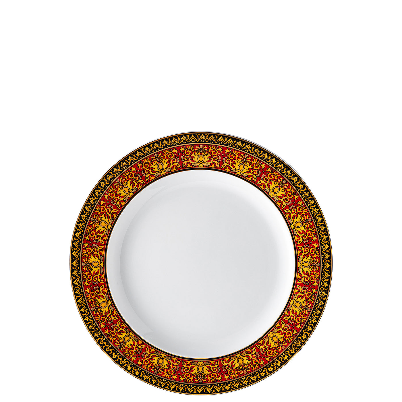 Versace Ikarus Medusa Red Plate – 22 cm (Dessert/Salad Plate)