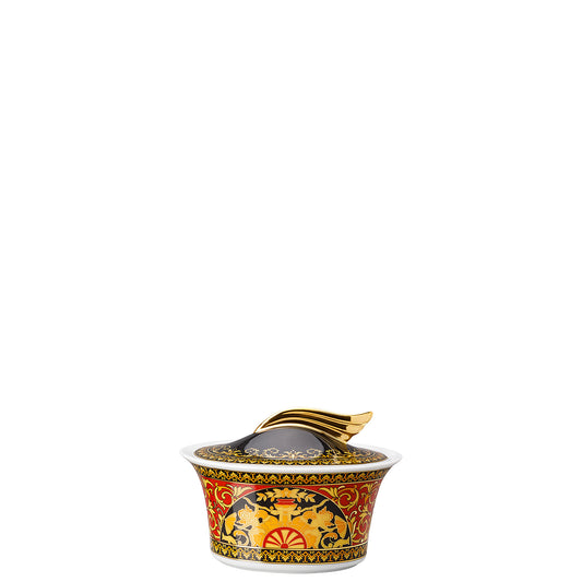 Versace Ikarus Medusa Red Sugar Bowl