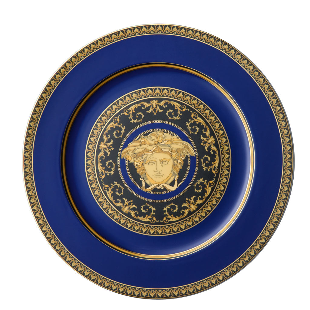 Versace Ikarus Medusa Blue Service Plate 30 cm