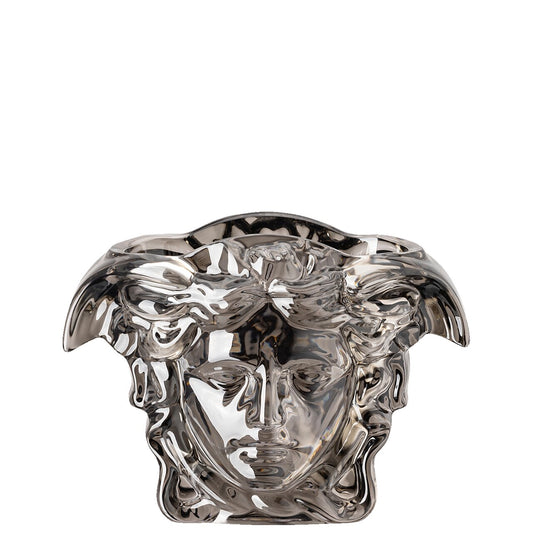 Versace Medusa Grande Black Crystal Vase – 19 cm