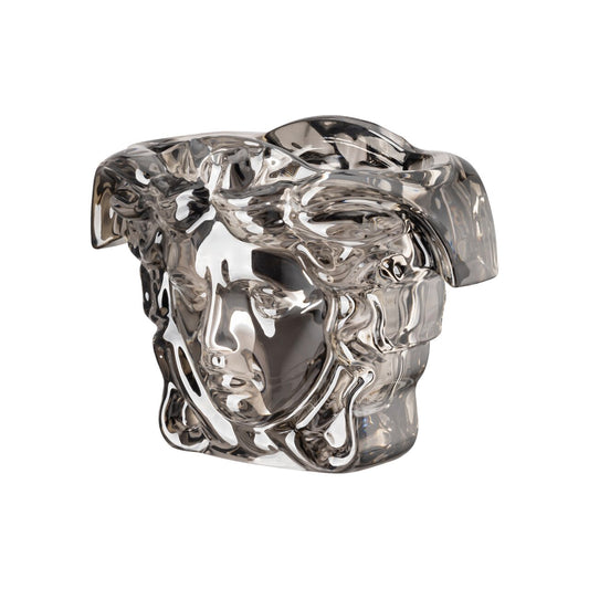 Versace Medusa Grande Black Crystal Vase – 19 cm