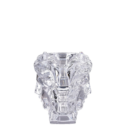 Versace Medusa Grande Clear Crystal Vase – 19 cm