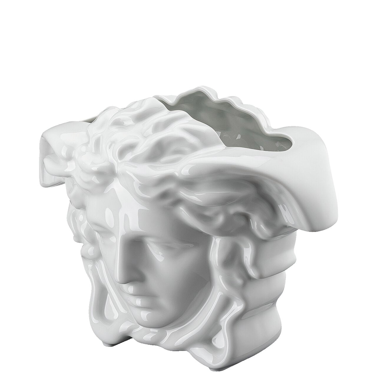 Versace Medusa Grande White Vase – 21 cm