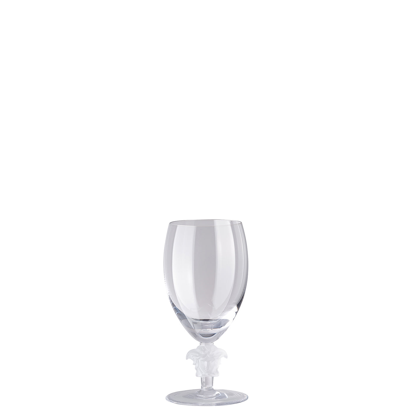 Versace Medusa Lumière 2nd Edition Clear White Wine Goblets (Set of 2)