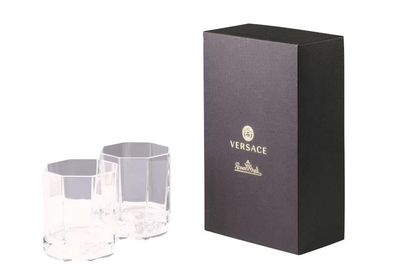 Versace Medusa Lumiere Whisky Tumblers (Set of 2)