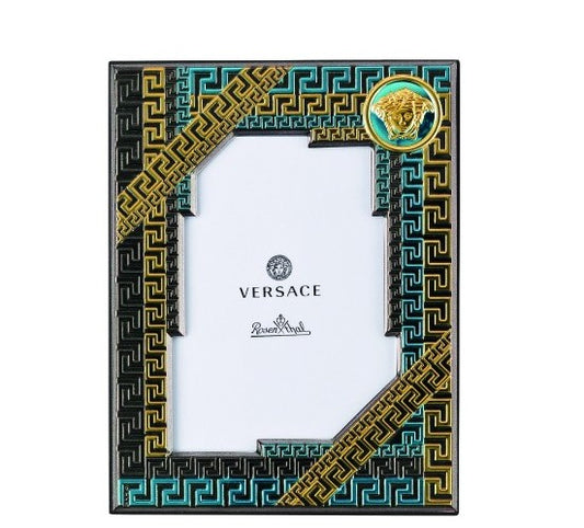 Versace VHF1 – Blue/Gold Picture Frame 13x18 cm (Discontinued)