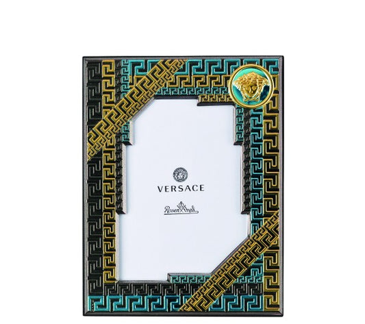 Versace VHF1 – Blue/Gold Picture Frame 9x13 cm (Discontinued)