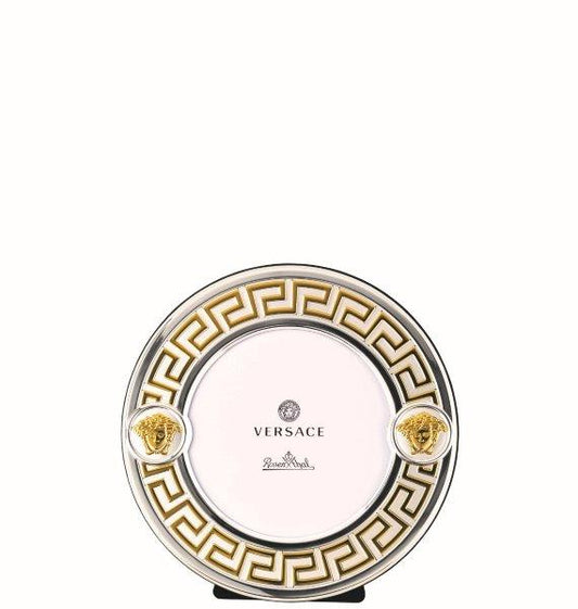 Versace VHF4 – Gold & Silver Round Picture Frame 13 cm (Discontinued)