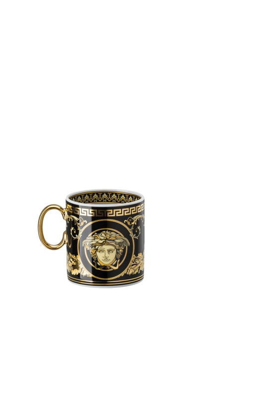 Versace Virtus Gala Black Espresso Cup & Saucer