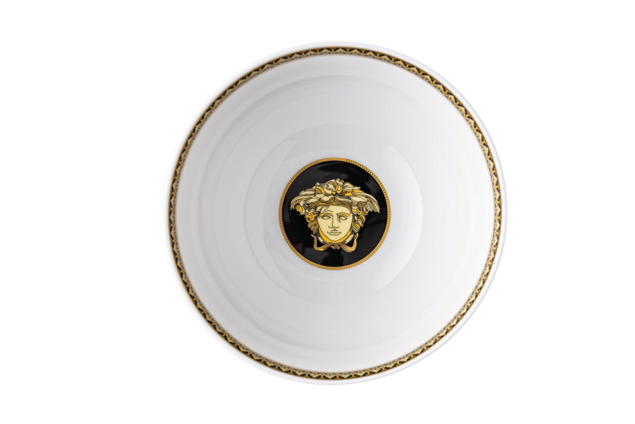 Versace Virtus Gala Black Soup/Cereal Bowl – 15 cm