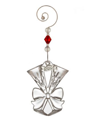 Waterford Crystal Christmas 2011 Lismore Flute Ornament with Enhancer