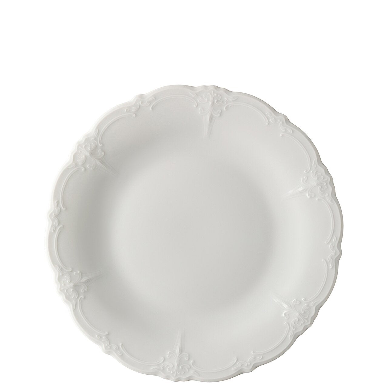 Hutschenreuther Baronesse White dinner plate 25 cm – top view