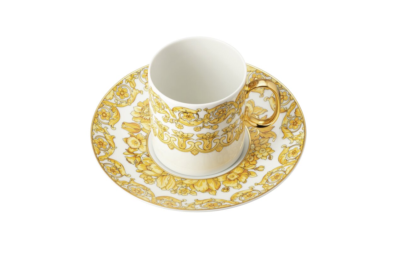 Versace Medusa Rhapsody Cup/Saucer 4 tall – saucer detail