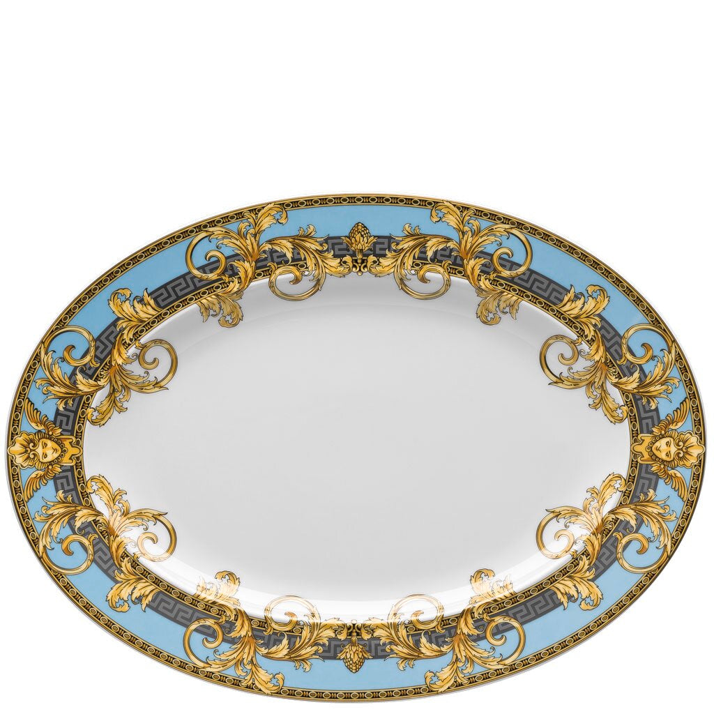 Versace Prestige Gala Bleu Platter 34 cm – front view