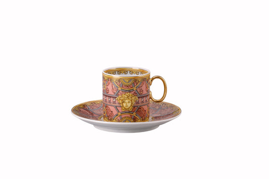 Versace Scala Palazzo Rosa Espresso Cup/Sauc. – alternate view