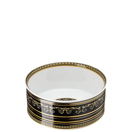 Versace Virtus Gala Black Salad/Vegetable Bowl – 22 cm