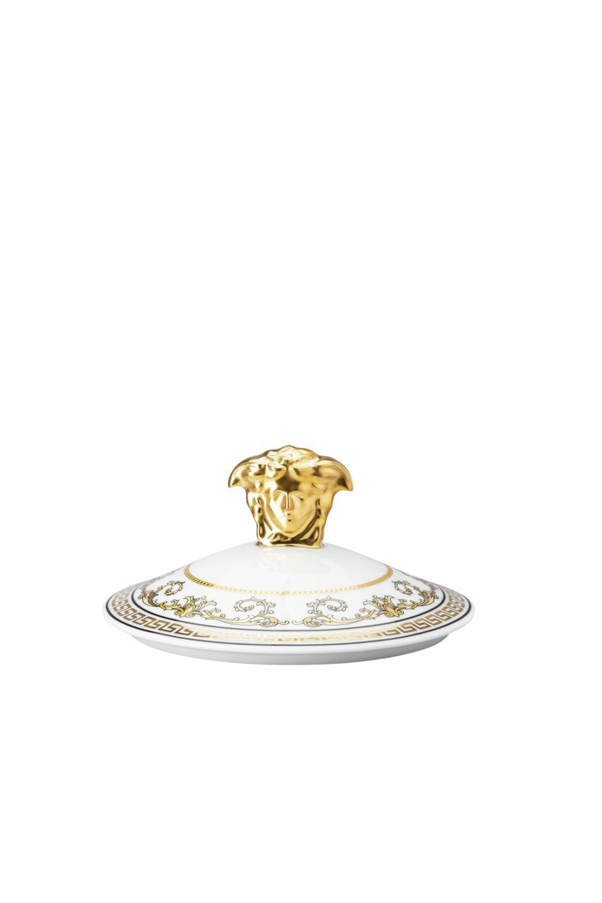 Versace Virtus Gala White Mug with Lid – 30 Years Anniversary Collection