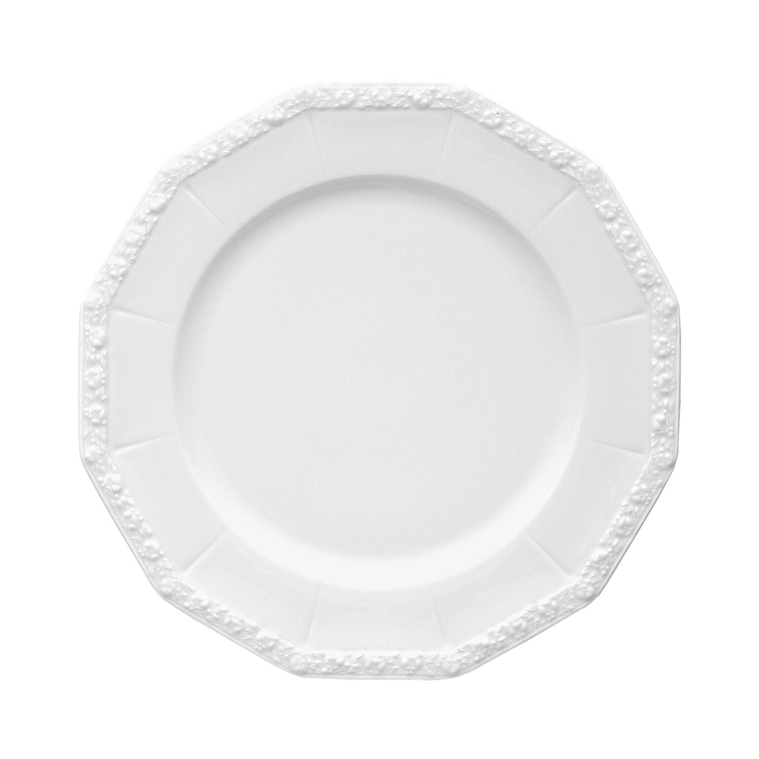Rosenthal White Rosenthal Maria White Service Plate 31 cm front view