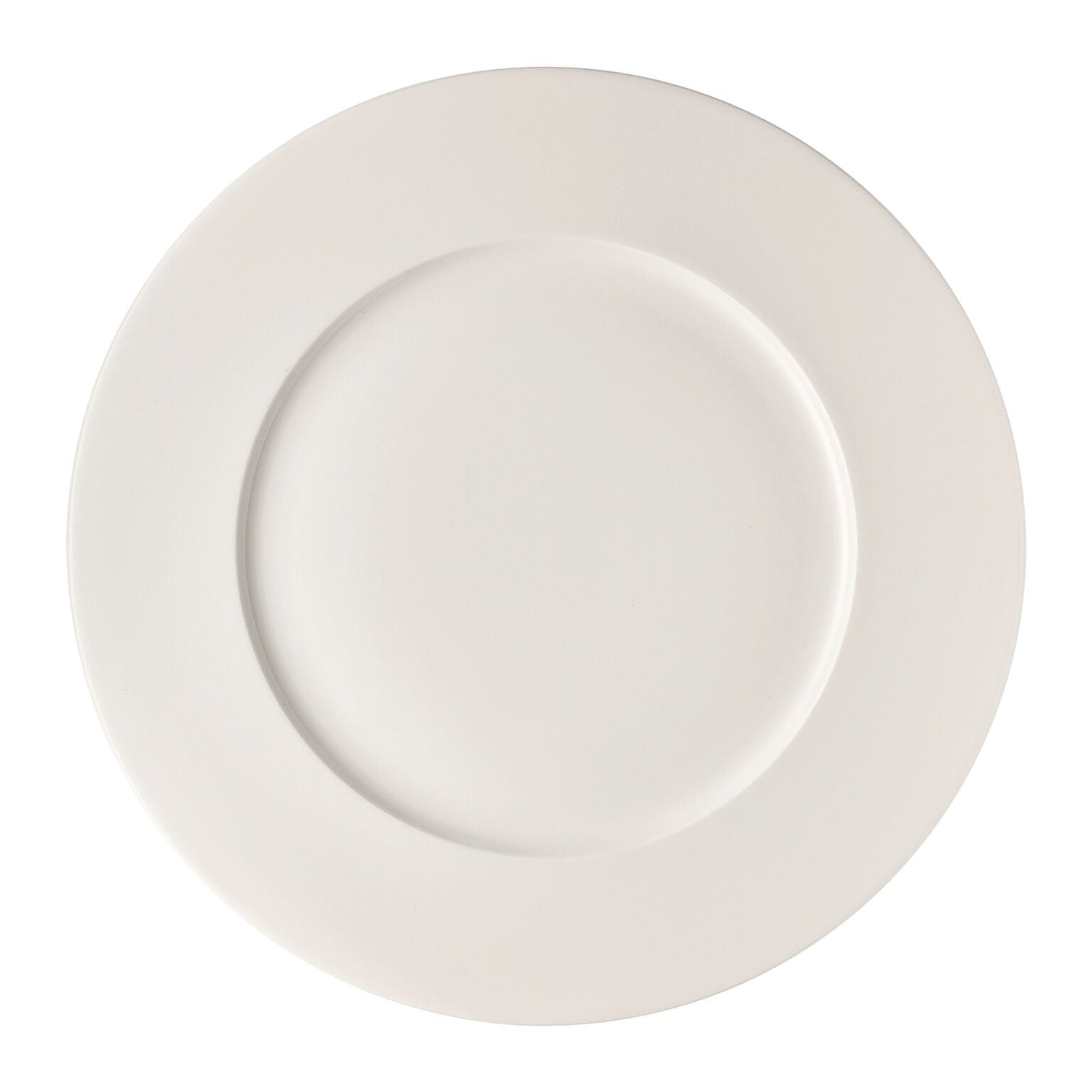 Rosenthal White Rosenthal Brillance White Service Rim Plate 33 front view