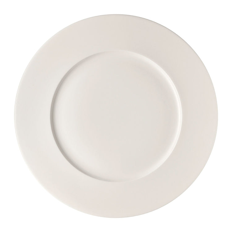 Rosenthal White Rosenthal Brillance White Service Rim Plate 33 front view