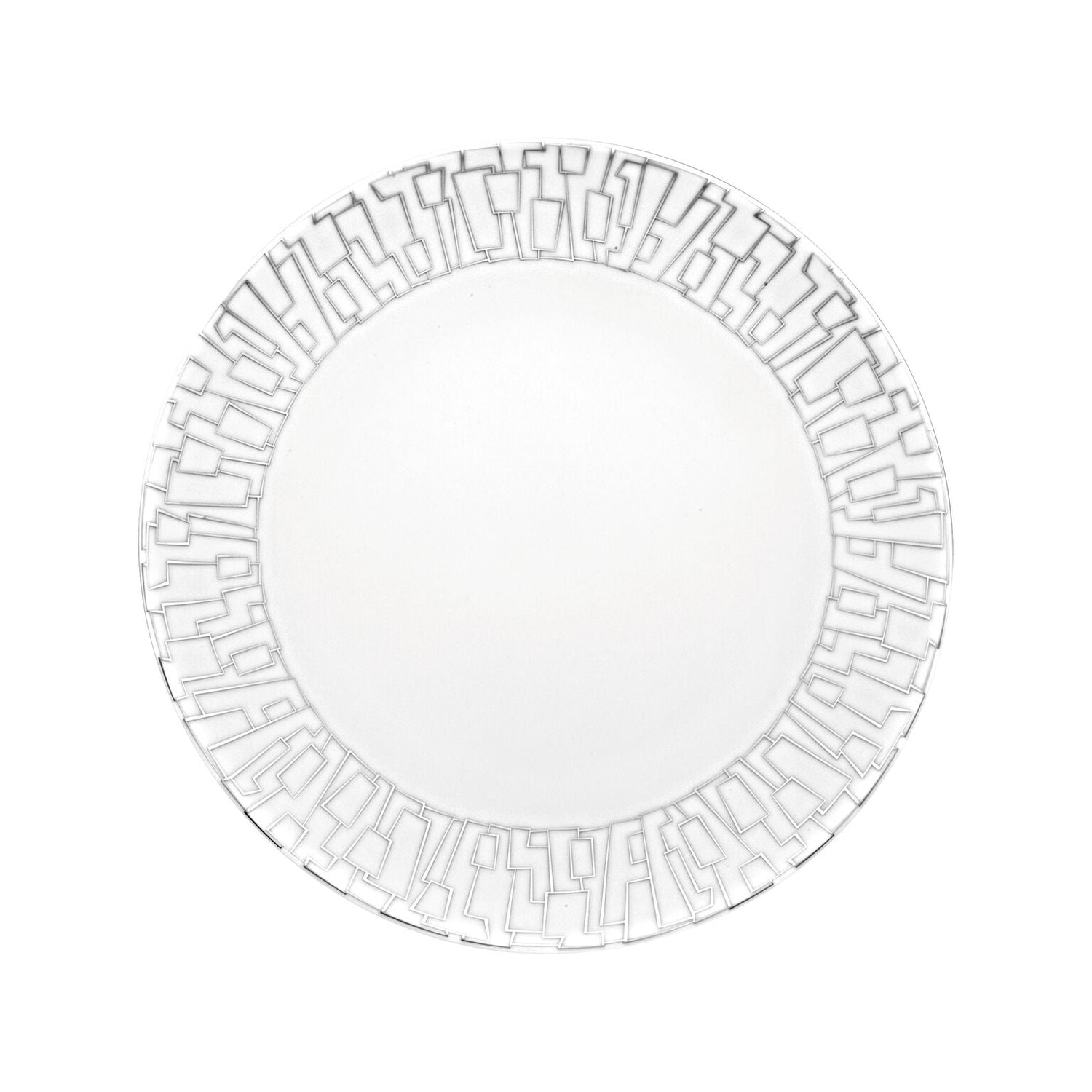 Rosenthal Skin Platin Rosenthal TAC Gropius Skin Platin Plate 28 cm front view