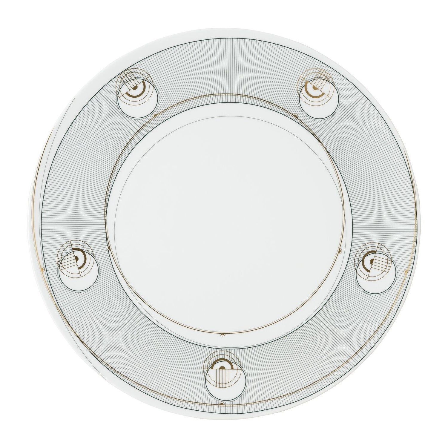 Rosenthal Glitch Rosenthal TAC Gropius Glitch Service Plate 33 cm front view