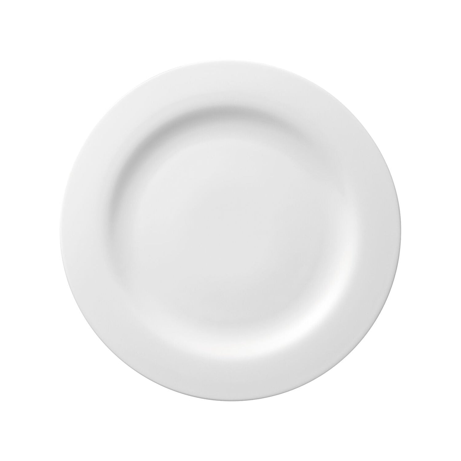 Rosenthal White Rosenthal Moon White Rim Plate 28 cm front view