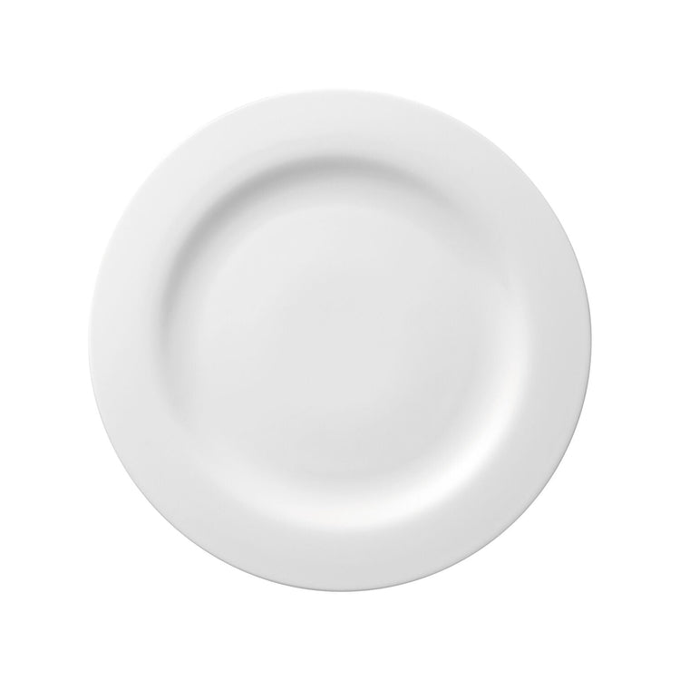 Rosenthal White Rosenthal Moon White Rim Plate 28 cm front view
