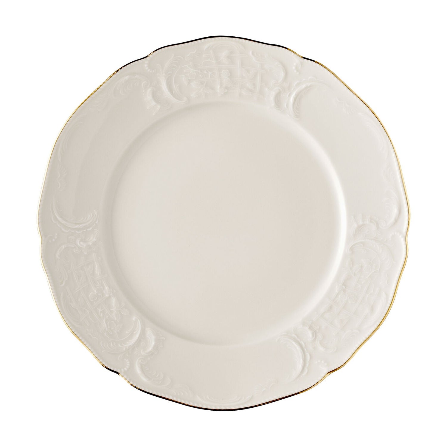 Rosenthal Gold Rosenthal Sanssouci Ivory (Sanssouci Ivory) Gold Service Plate front view