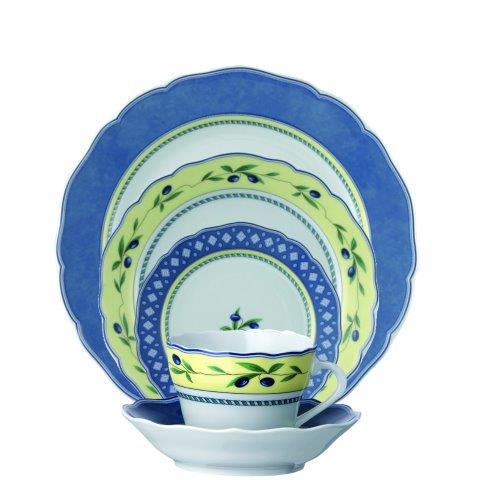 Hutschenreuther Maria Theresia Medley fine German porcelain collection with elegant floral designs and embossed relief.