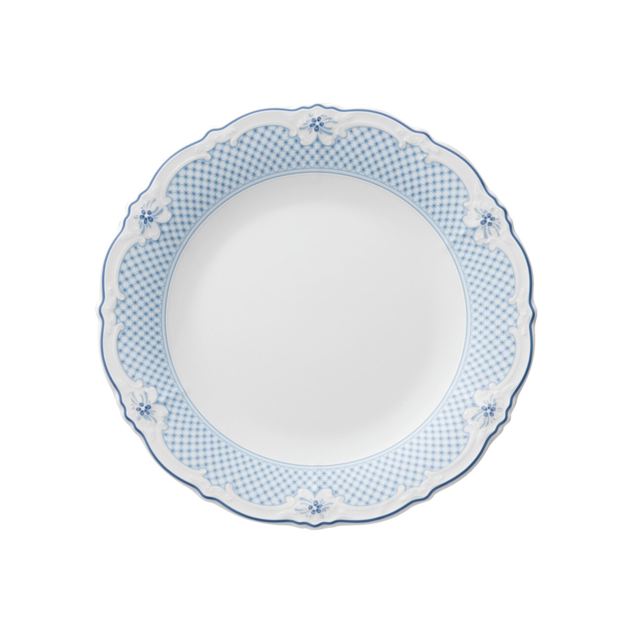 Hutschenreuther Baronesse Estelle Rim Plate 25 cm – top view