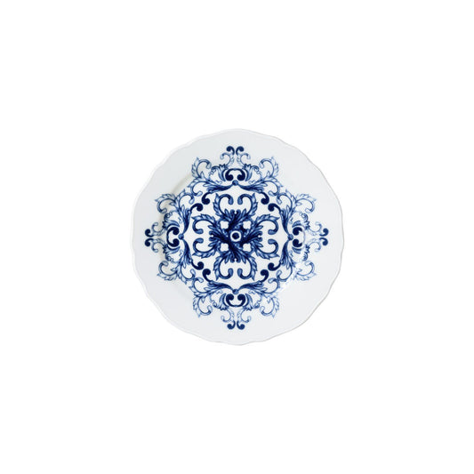 Rosenthal True Blue Rosenthal Rosenthal True Blue Rim Plate 17 cm front view