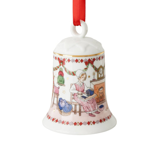 Hutschenreuther Collector's Collection 26 Christmas Feast Porcelain bell 12 cm – official Hutschenreuther product image