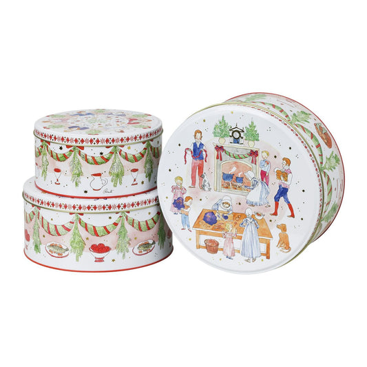 Hutschenreuther Collector's Collection 26 Christmas Feast Set 3 biscuit tins – official Hutschenreuther product image