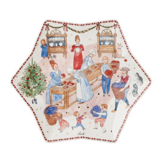 Hutschenreuther Collector's Collection 26 Christmas Feast Tray star-shaped 34 – official Hutschenreuther product image