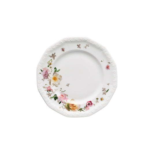 Rosenthal Pink Rose Rosenthal Maria Pink Rose Plate 19 cm front view