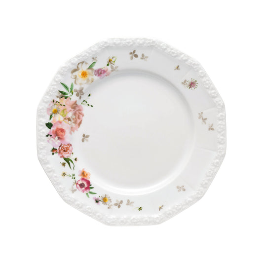 Rosenthal Pink Rose Rosenthal Maria Pink Rose Plate 26 cm front view