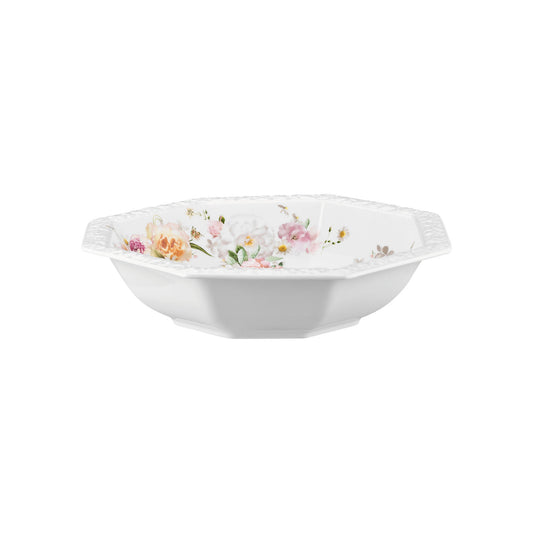 Rosenthal Pink Rose Rosenthal Maria Pink Rose Salad Bowl 2 front view