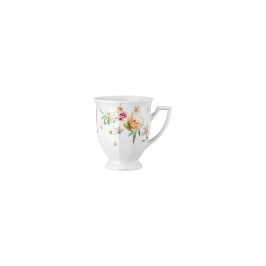 Rosenthal Pink Rose Rosenthal Maria Pink Rose Mug with handle front view